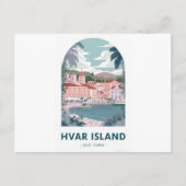 Hvar Island Old Town Postcard - Entdecken Sie das  Postkarte (Vorderseite)