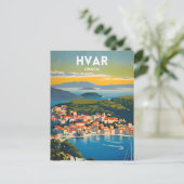 Hvar Postkarte (Stehend Vorderseite)