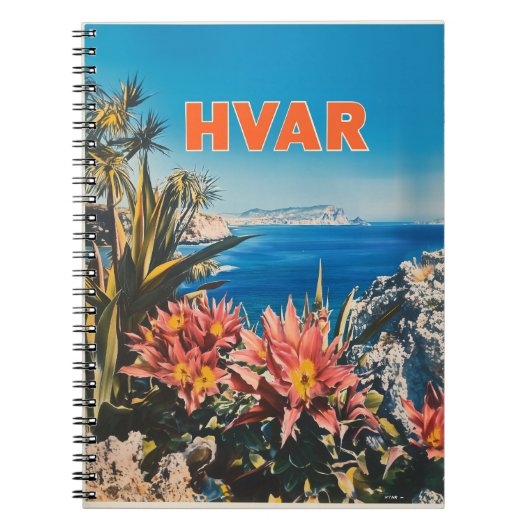 Hvar vintage notizblock (Vorderseite)