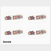 hvb nm, ovaler aufkleber (Blatt)