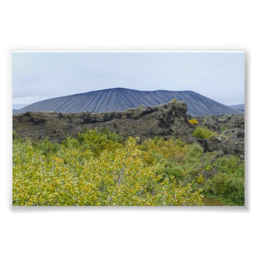 Hverfjall Volcano Cone, Island Fotodruck (Vorne)