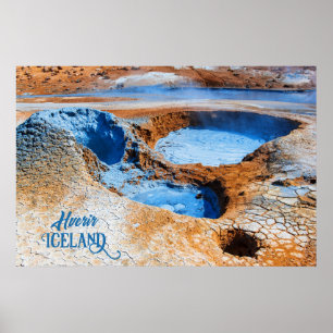 Hverir, Island Poster