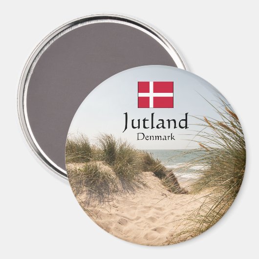 Hvide Sande Dänemark Magnet (Vorderseite/Rückseite)