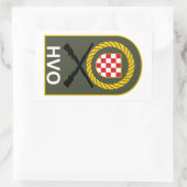 HVO RECHTECKIGER AUFKLEBER (Tasche)