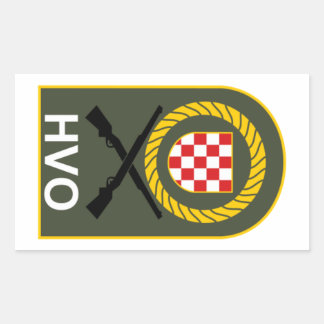 HVO RECHTECKIGER AUFKLEBER