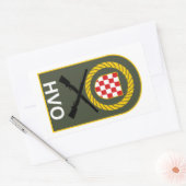 HVO RECHTECKIGER AUFKLEBER (Umschlag)