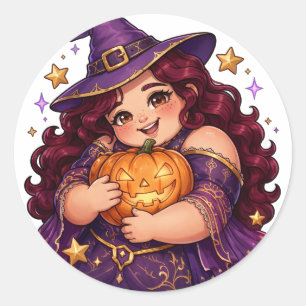 HVU Spooky Season - Tag 1: Hexensticker Runder Aufkleber