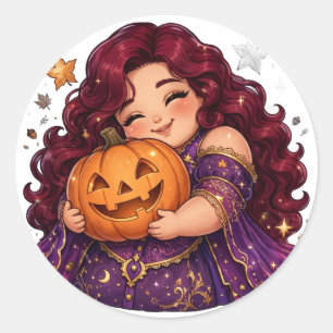 HVU Spooky Season - Tag 2: Kürbis-Sticker Runder Aufkleber
