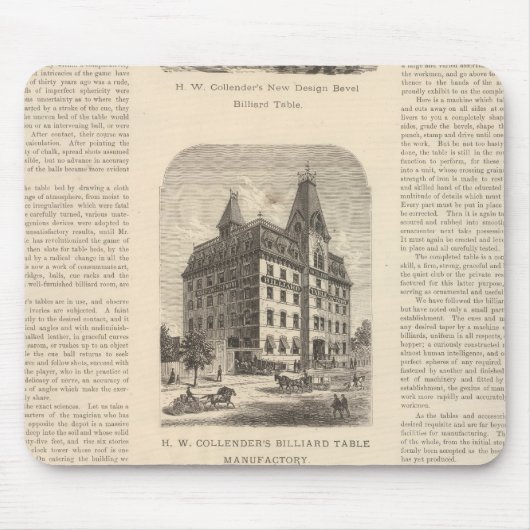 HW Collender B Kreischer und Son Mousepad (Vorne)