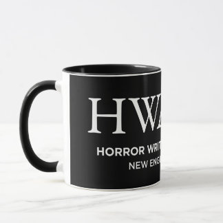 HWA-NE logo mug, black 6/25 Tasse