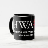 HWA-NE logo mug, black 6/25 Tasse (Vorderseite Links)