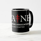 HWA-NE-Logo-Tasse, schwarz 6/25 Tasse (VorderseiteRechts)