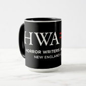 HWA-NE-Logo-Tasse, schwarz 6/25 Tasse (Vorderseite Links)