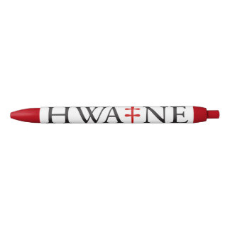 HWA-NE Logostift für Events, rot und weiß 6/25 Kugelschreiber