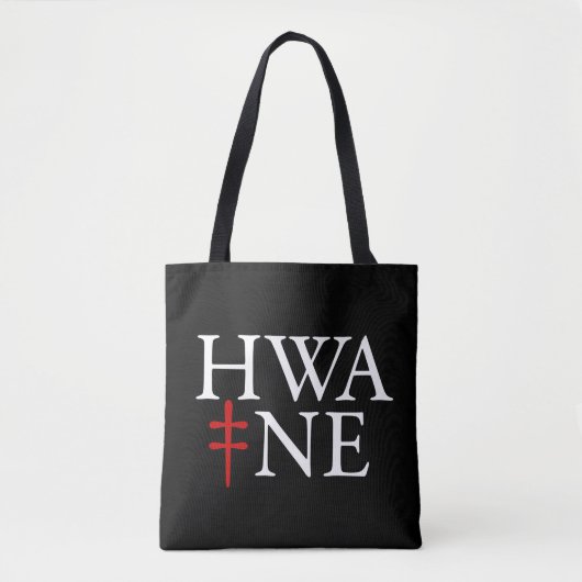 HWA-NE Tote, schwarz, 6/25 Tasche (Vorderseite)