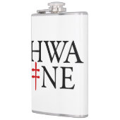 HWA-NE Vinyl umwickelte Flasche Flachmann (Links)