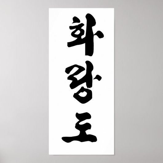 Hwa Rang Do Print Poster (Vorne)