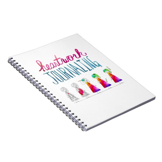 HWJ Character Spiral Notebook Notizblock (Rechte Seite)