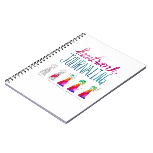 HWJ Character Spiral Notebook Notizblock (Linke Seite)