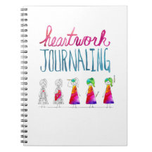 HWJ Character Spiral Notebook