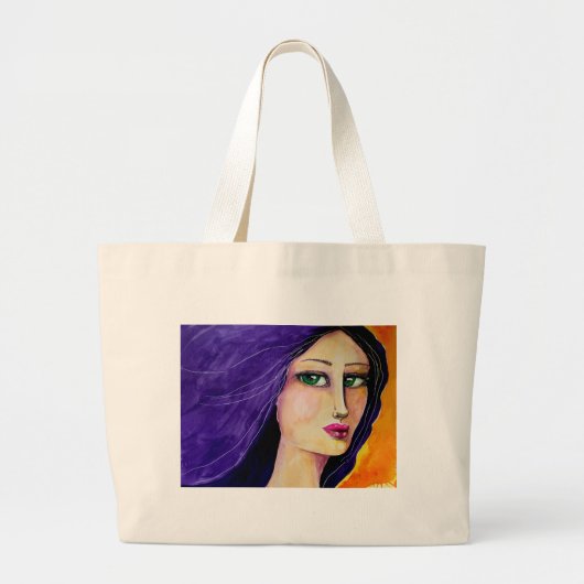 HWJ Lila Hair Woman Tasche (Vorne)