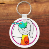 HWJ-Logo-Schlüsselanhänger Schlüsselanhänger (Vorderseite)