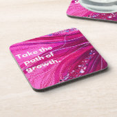 HWJ Nehmen Sie den Weg harten Kunststoff-Untersetz Getränkeuntersetzer (Linke Seite)