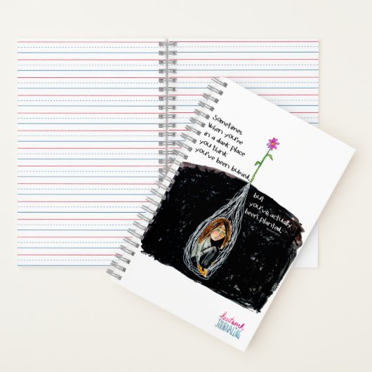 HWJ Sie wurden Planted Spiral Notebook Notizblock (Innen)