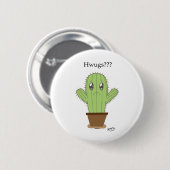 "Hwugs???" Kaktus Button (Vorne & Hinten)