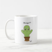 "Hwugs???" Kaktus Kaffeetasse (Links)