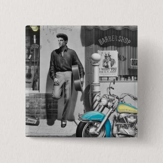 HWY 51 Silber 2 Button (Vorderseite)