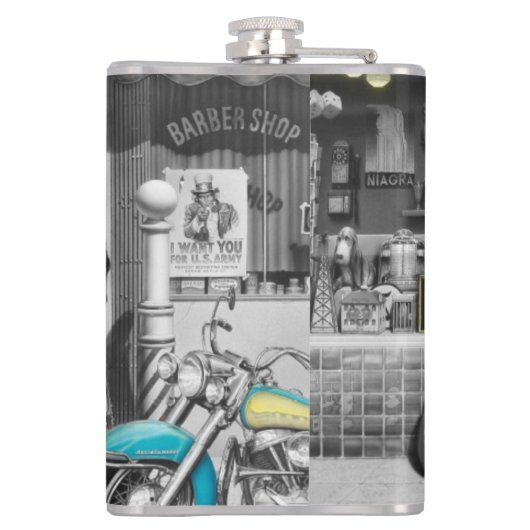 HWY 51 Silber 2 Flachmann (Rückseite)