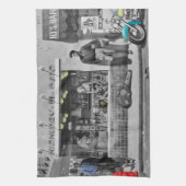 HWY 51 Silber 2 Handtuch (Vertikal)