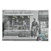 HWY 51 Silber 2 Kissenbezug (Rückseite-Links)