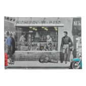 HWY 51 Silber 2 Kissenbezug (Rückseite-Rechts)