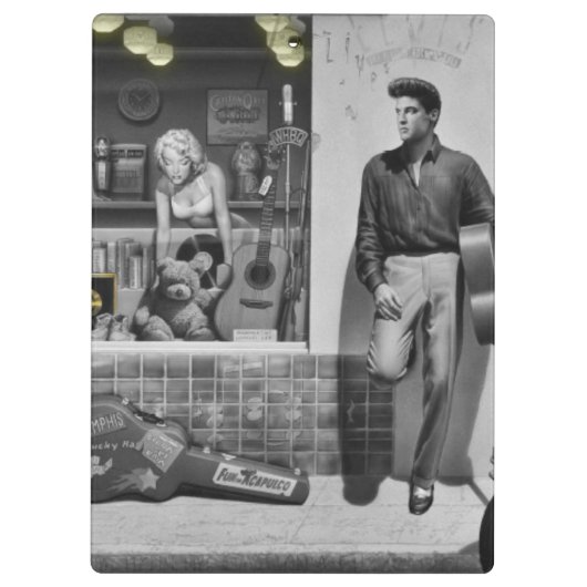 HWY 51 Silber Klemmbrett (Rückseite)