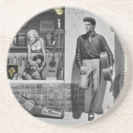 HWY 51 Silber Untersetzer (Vorne)