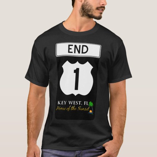 Hwy A1A Key West Florida Pullover Hoodie (Vorderseite)