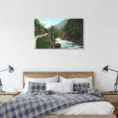Hwy View Ausable River bei Wilmington Leinwanddruck (Insitu (Schlafzimmer))