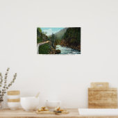 Hwy View Ausable River bei Wilmington Poster (Küche)