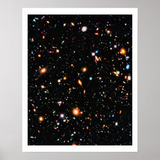 HXDF Extrem tiefes Feld Poster (Vorne)