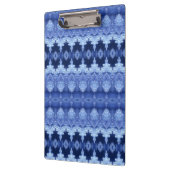 Hy Blue Ikat 2 Klemmbrett (Links)