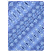 Hy Blue Ikat 3 Klemmbrett (Rückseite)
