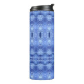 Hy Blue Ikat 3 Thermosbecher (Nach links gedreht)
