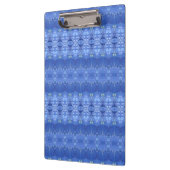 Hy Blue Ikat 4 Klemmbrett (Links)