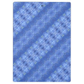 Hy Blue Ikat 4 Klemmbrett (Rückseite)