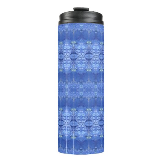 Hy Blue Ikat 4 Thermosbecher (Vorderseite)
