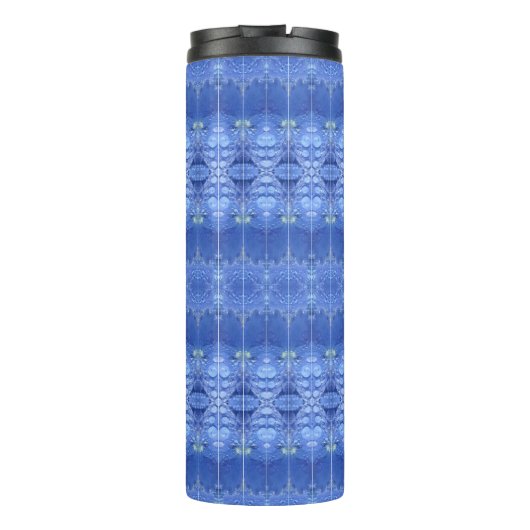 Hy Blue Ikat 4 Thermosbecher (Rückseite)