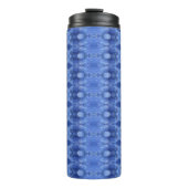 Hy Blue Ikat 5 Thermosbecher (Vorderseite)