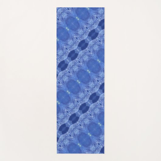Hy Blue Ikat 7 Yogamatte (Vorderseite)